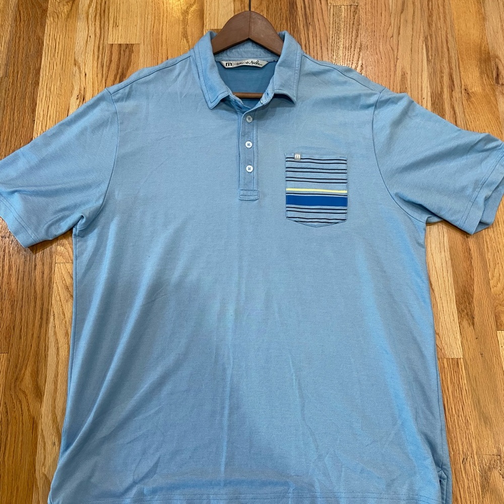 Travis Mathew Mens L Golf Polo Shirt